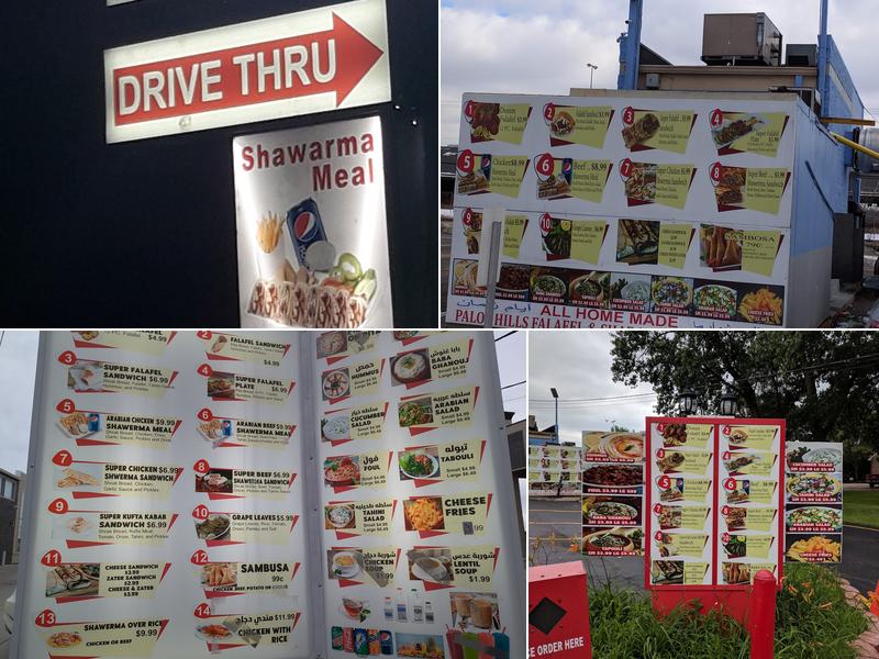 Pita Falafel Drive Thru & Grill Menu