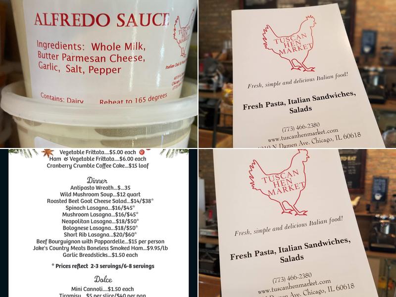 Tuscan Hen Market Menu