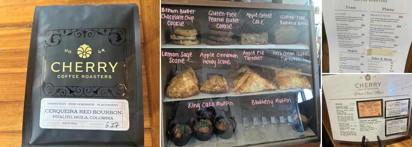 Cherry Coffee Roasters Menu