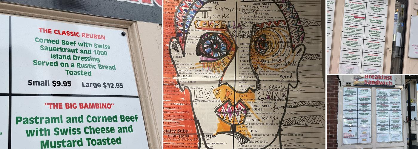 Carmella's Market Menu