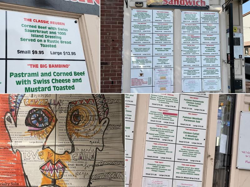 Carmella's Market Menu