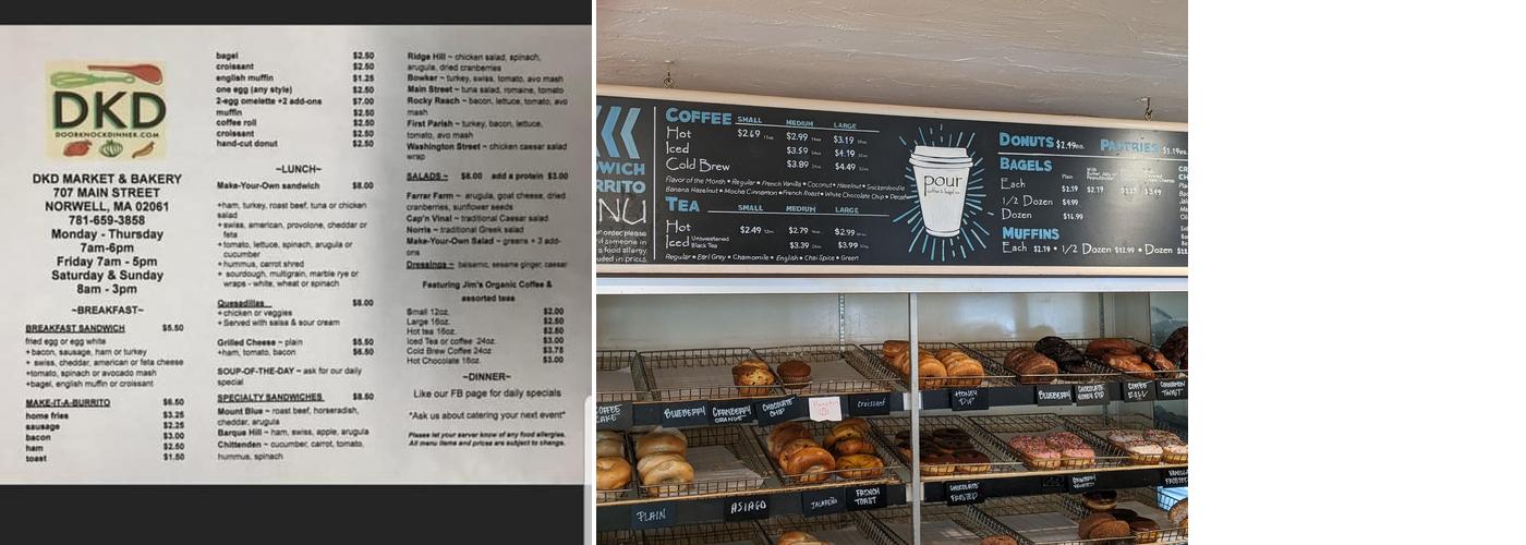 Doorknock Dinner Menu