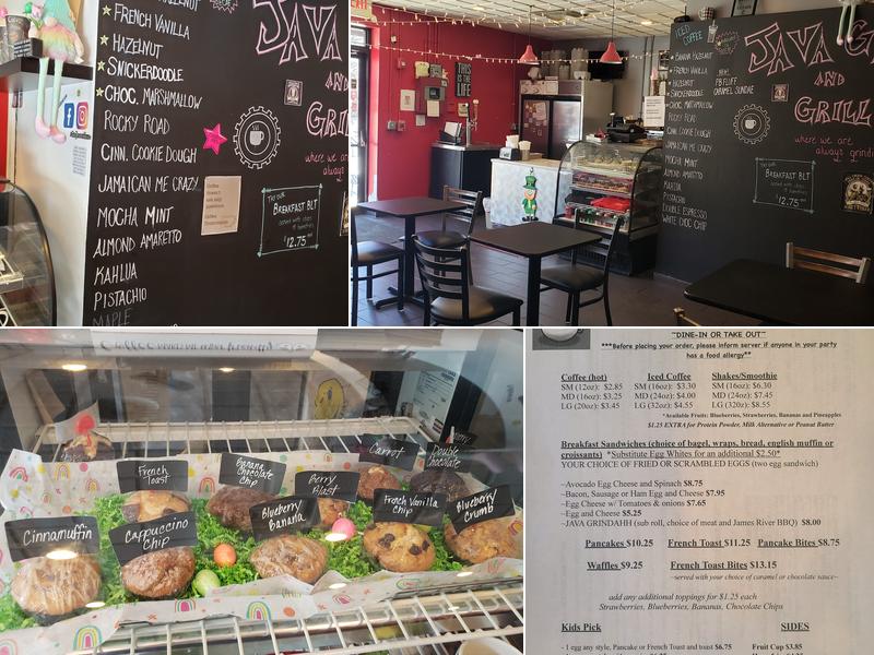 Java Grind And Grill Menu