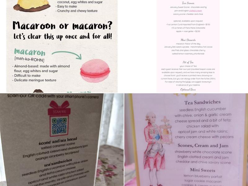 Fancy That Menu