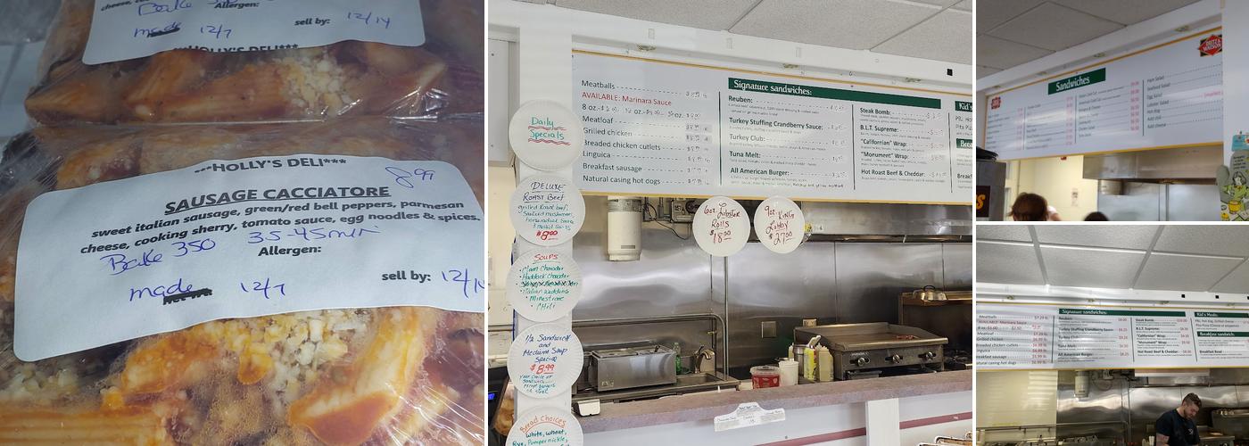 Holly's Deli Menu