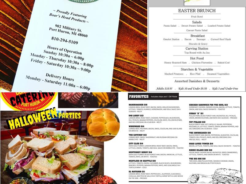 Moe's Corner Deli Menu