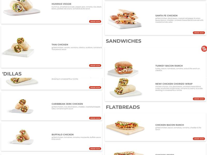 Tropical Smoothie Cafe Menu