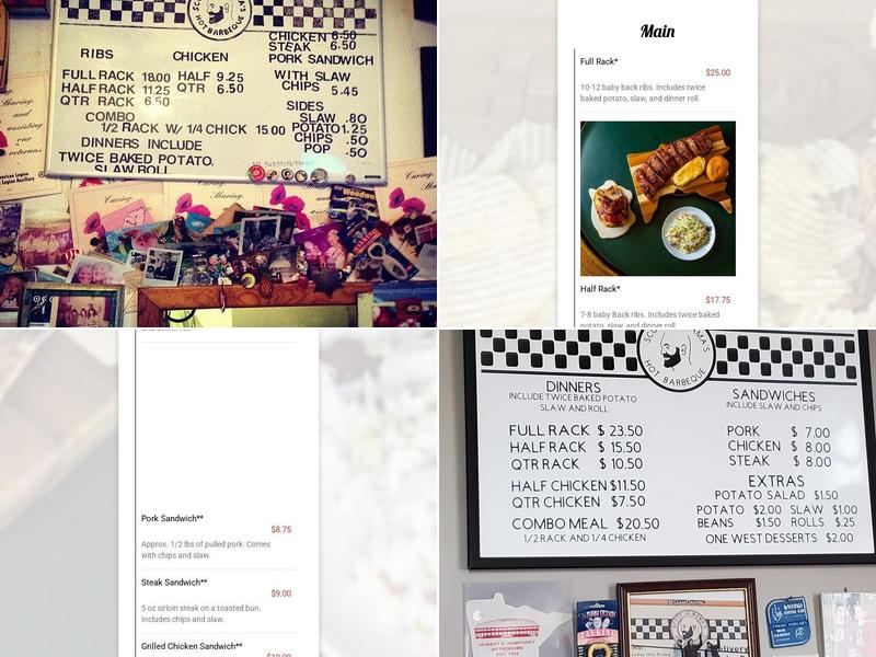 Scott Ja-Mama's Menu