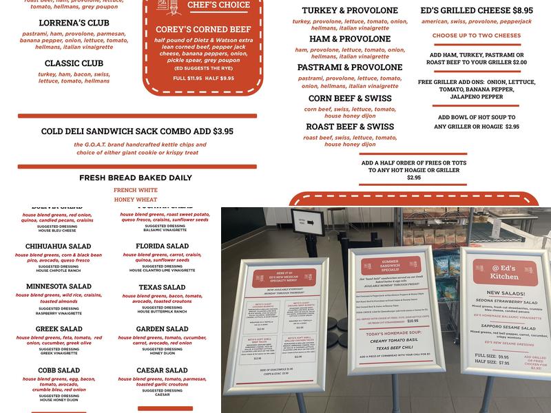 Ed's Kitchen Menu