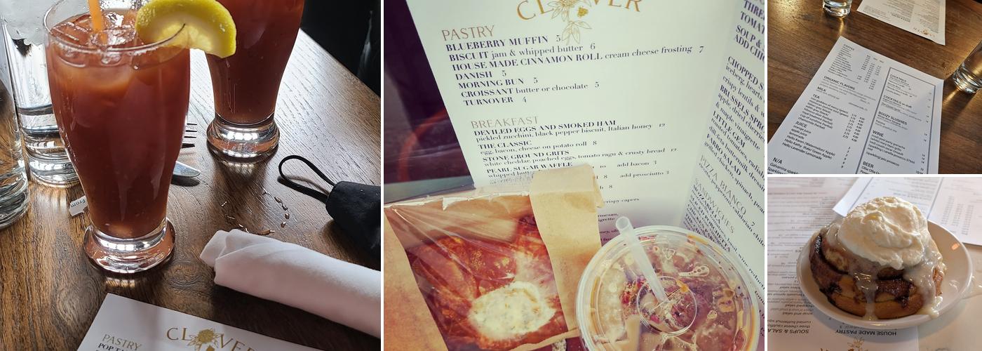 The Clover and the Bee Menu