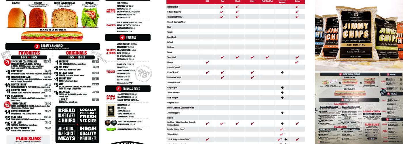 Jimmy John's Menu
