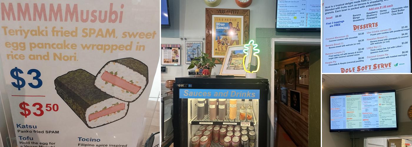 Buzz’s Hawaiian Grill Menu