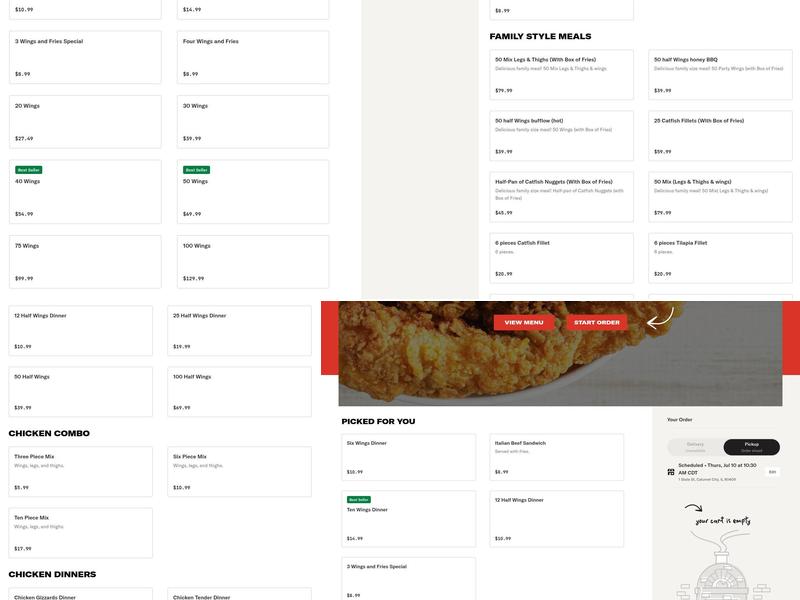 Sharks Fish and Chicken Menu