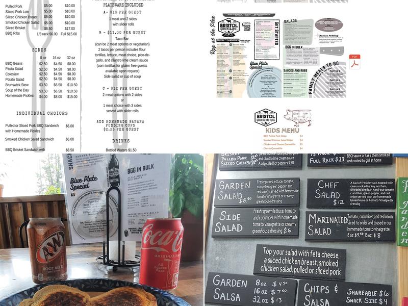 Bristol Gardens and Grill Menu