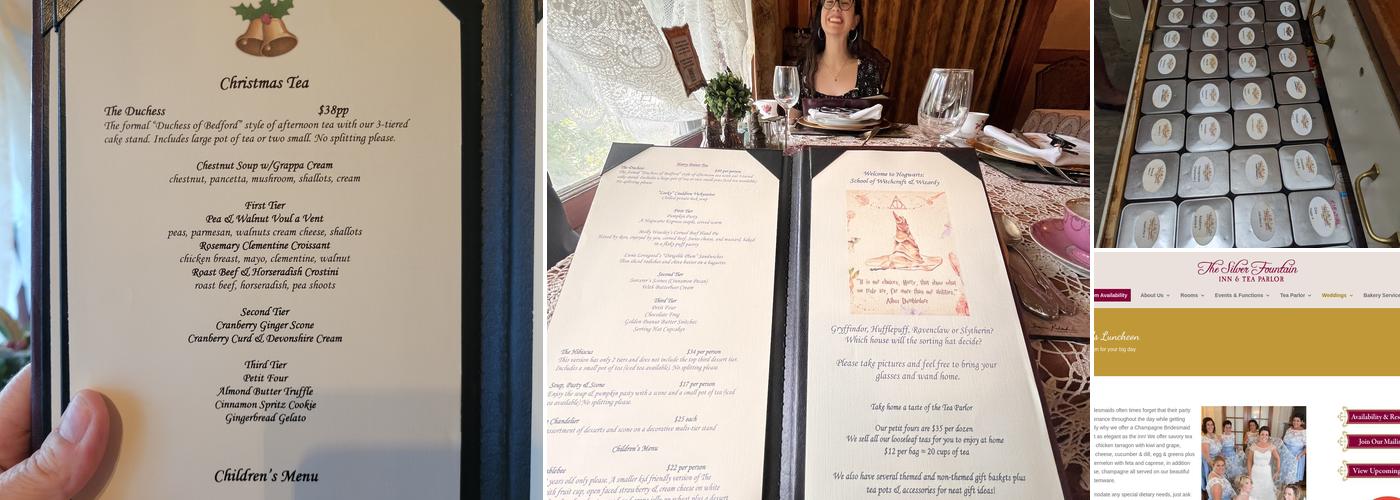 Silver Fountain Inn & Tea Parlor Menu