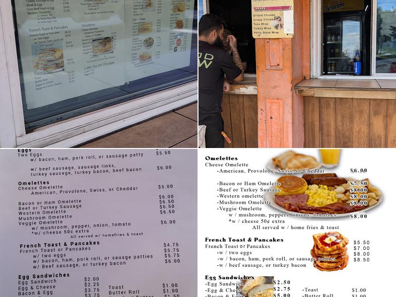 George's Lunch Menu