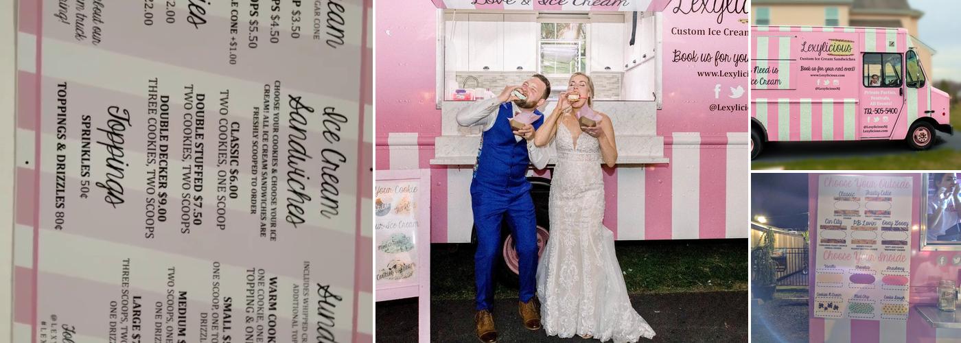 Lexylicious Ice Cream Sandwiches Menu