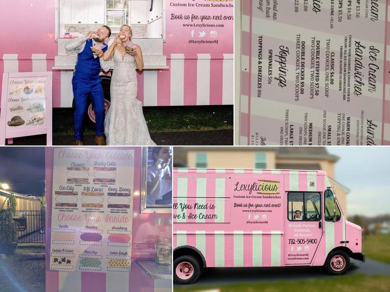 Lexylicious Ice Cream Sandwiches Menu