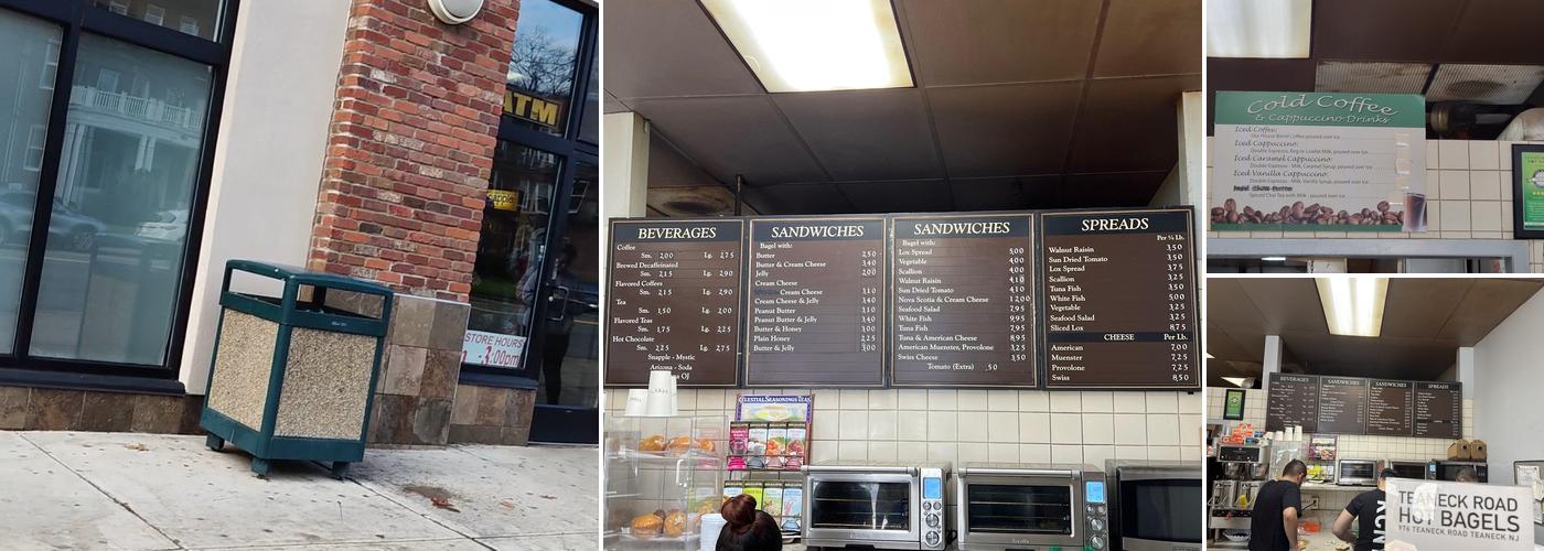 Teaneck Road Hot Bagels Menu