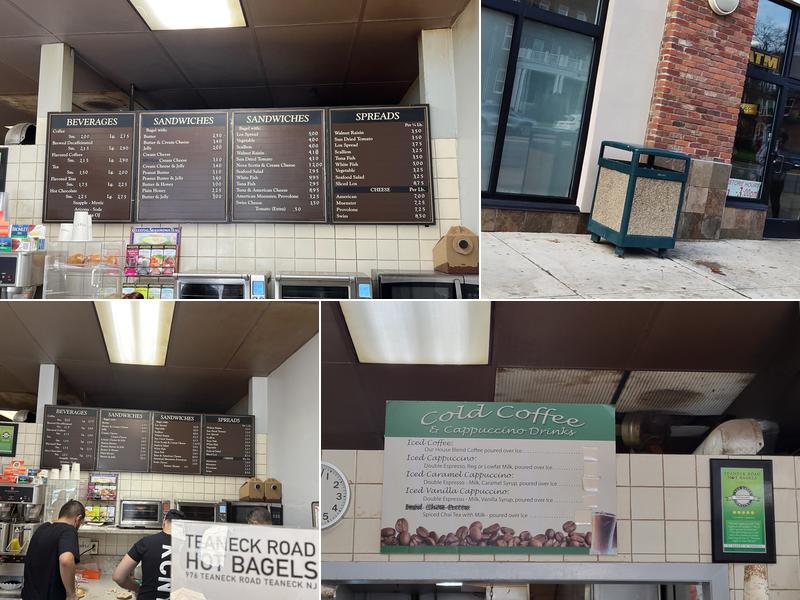 Teaneck Road Hot Bagels Menu