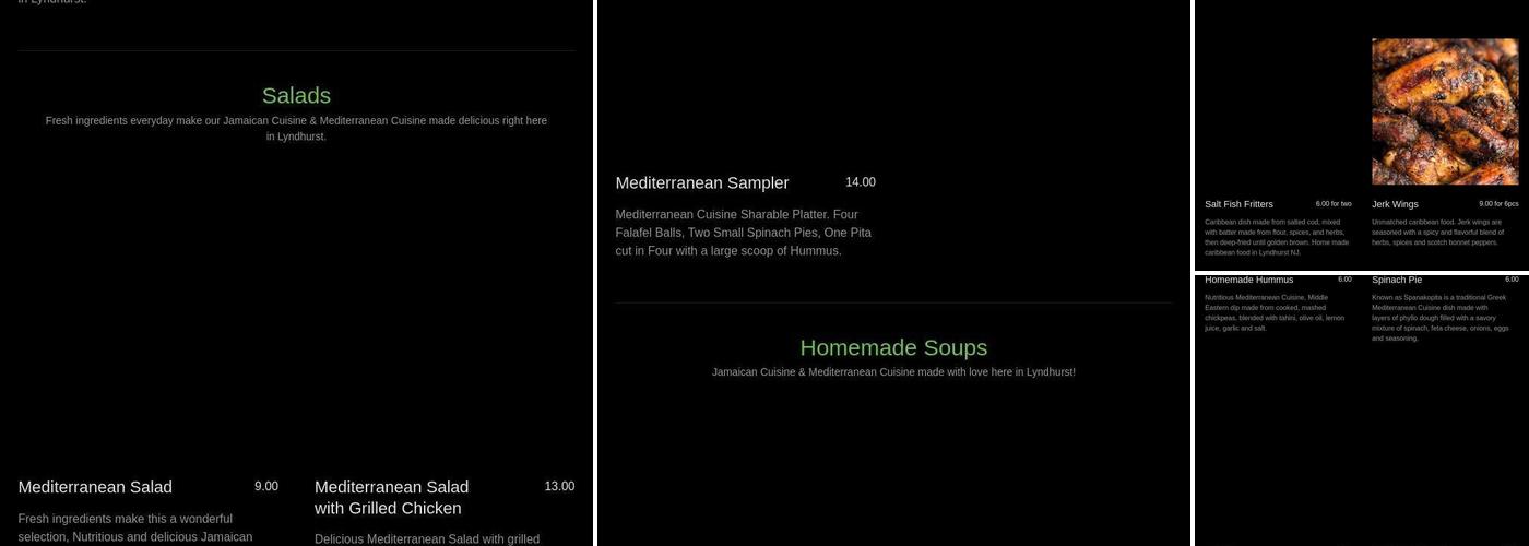 Lyndhurst Jerk & Gyro Spot Menu