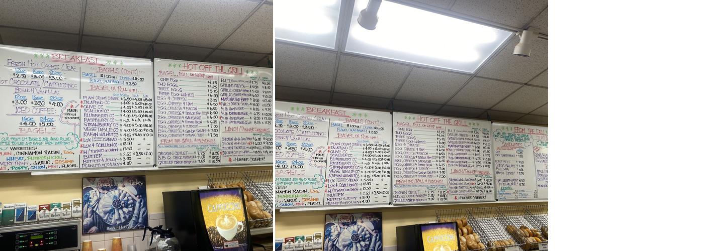 Joan's Bagel & Deli Menu