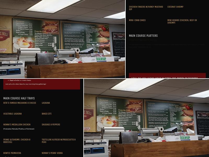 Towne Delicatessen Menu