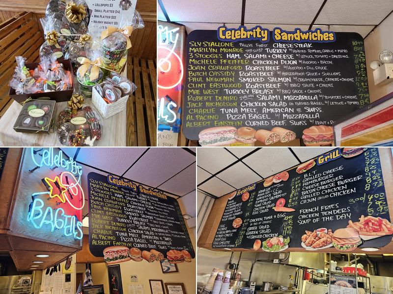 Celebrity Bagels Menu