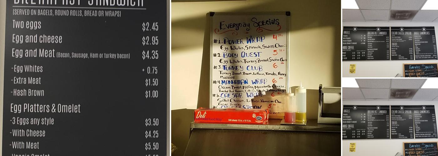 Perrys Bagel Cafe Menu