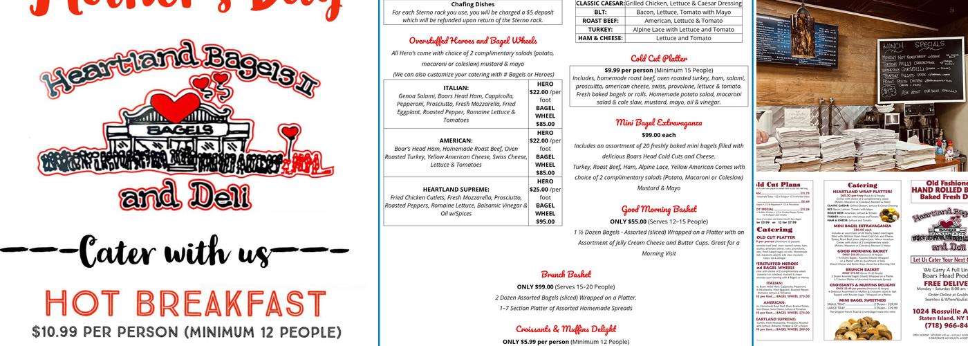 Heartland Bagels 2 Menu