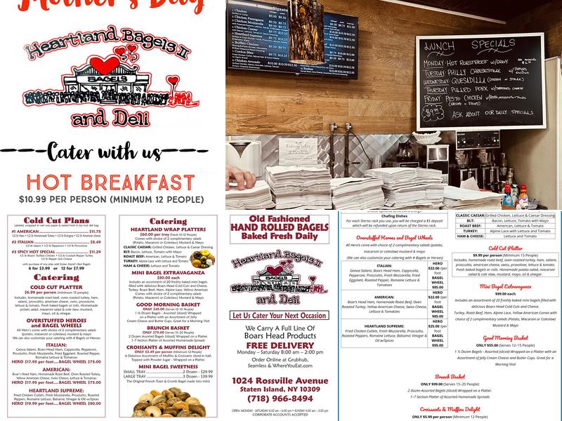 Heartland Bagels 2 Menu