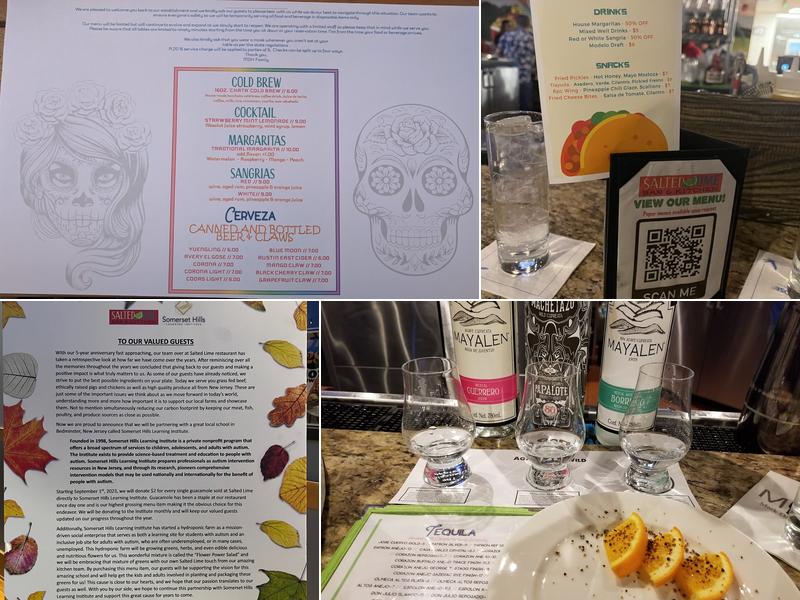 Salted Lime Bar & Kitchen Menu