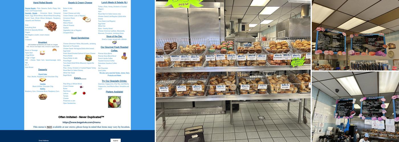 Bagels-4-U OF RARITAN Menu
