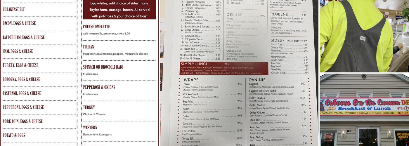 BOBBY CABOOSE DELI GRILL Menu