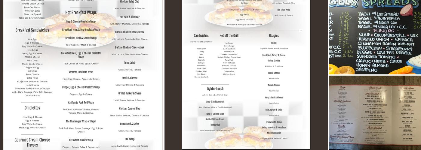 Bagels & Beyond Menu