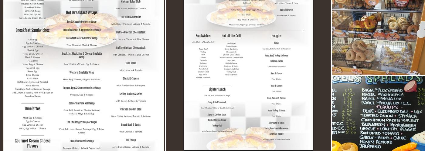 Bagels & Beyond Menu