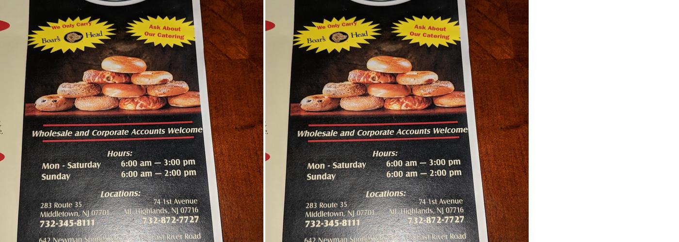 Atlantic Bagel Lincroft Menu