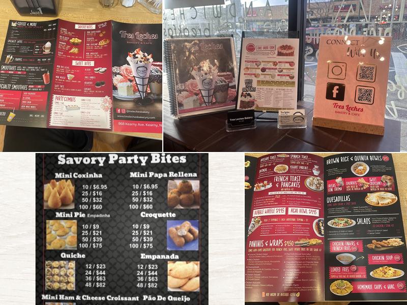Tres Leches Bakery Menu