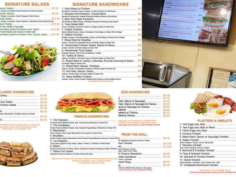New York Bagels & Deli Menu