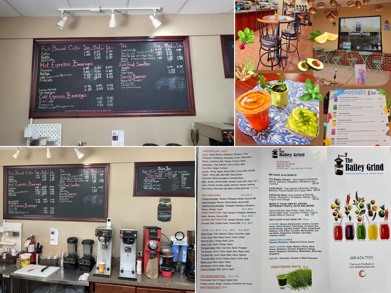 The Bailey Grind Menu