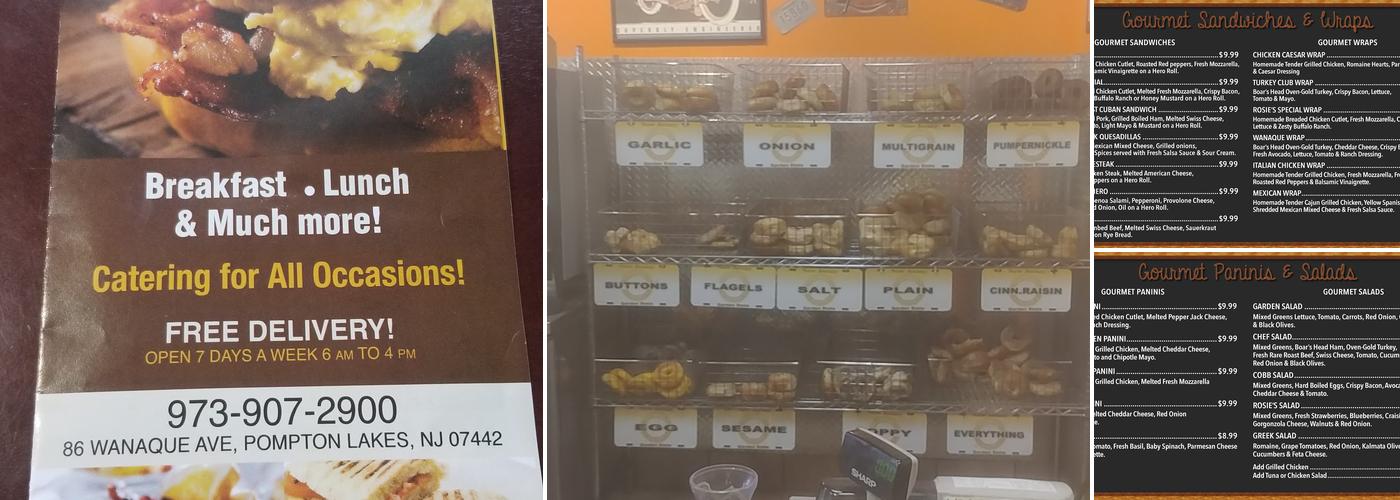 Goldberg's Famous Bagels Menu