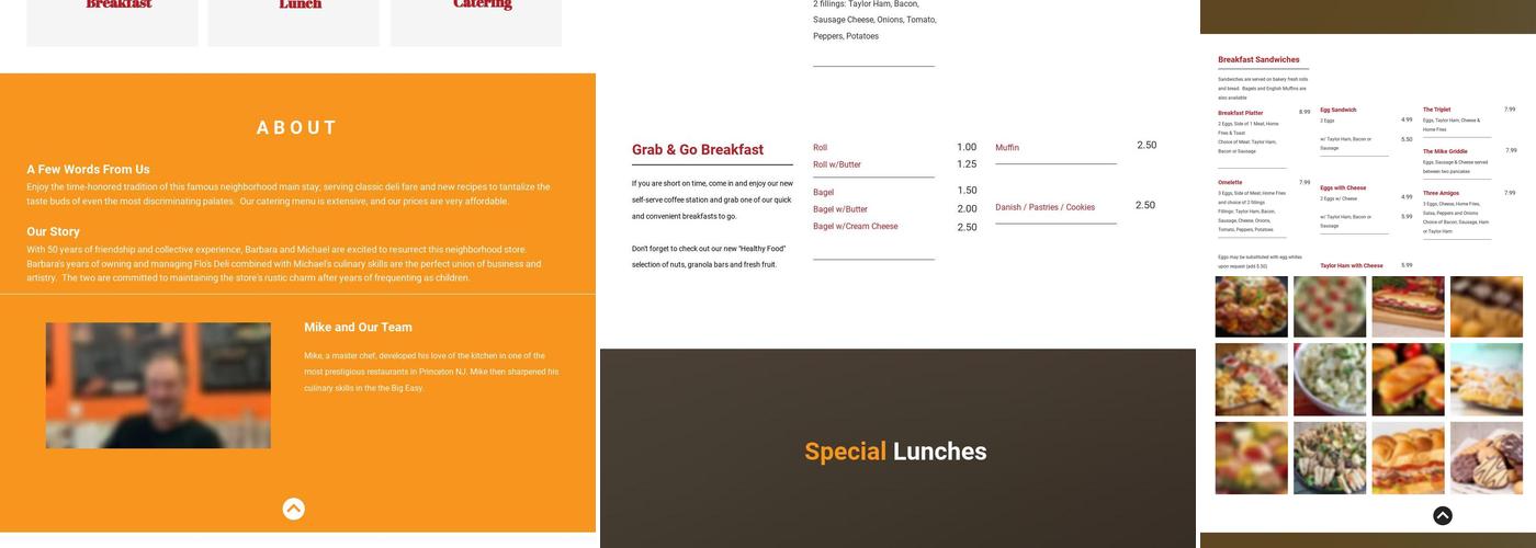 Mike's Deli and Catering Menu