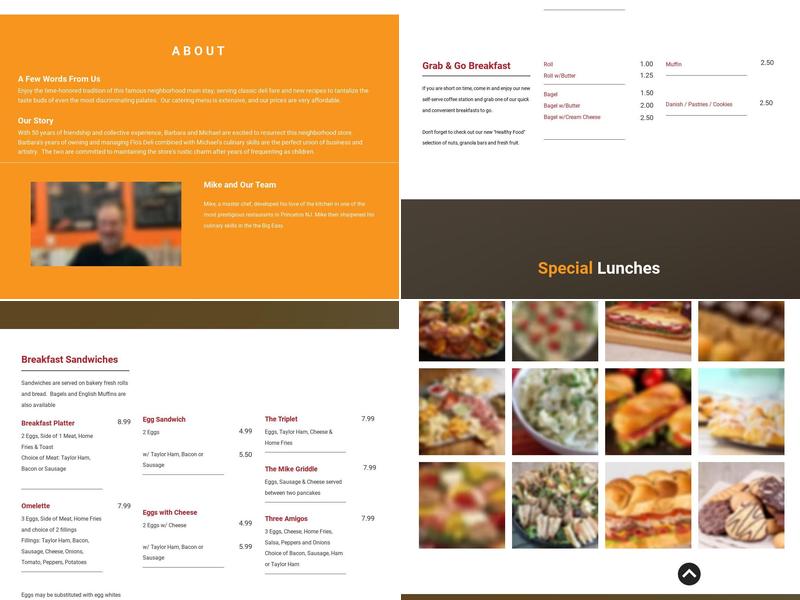 Mike's Deli and Catering Menu