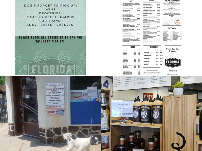 Florida Cold Cuts & Liquors Menu