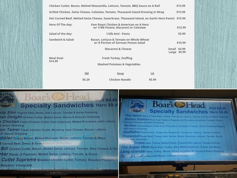 Captree Gourmet Deli Menu