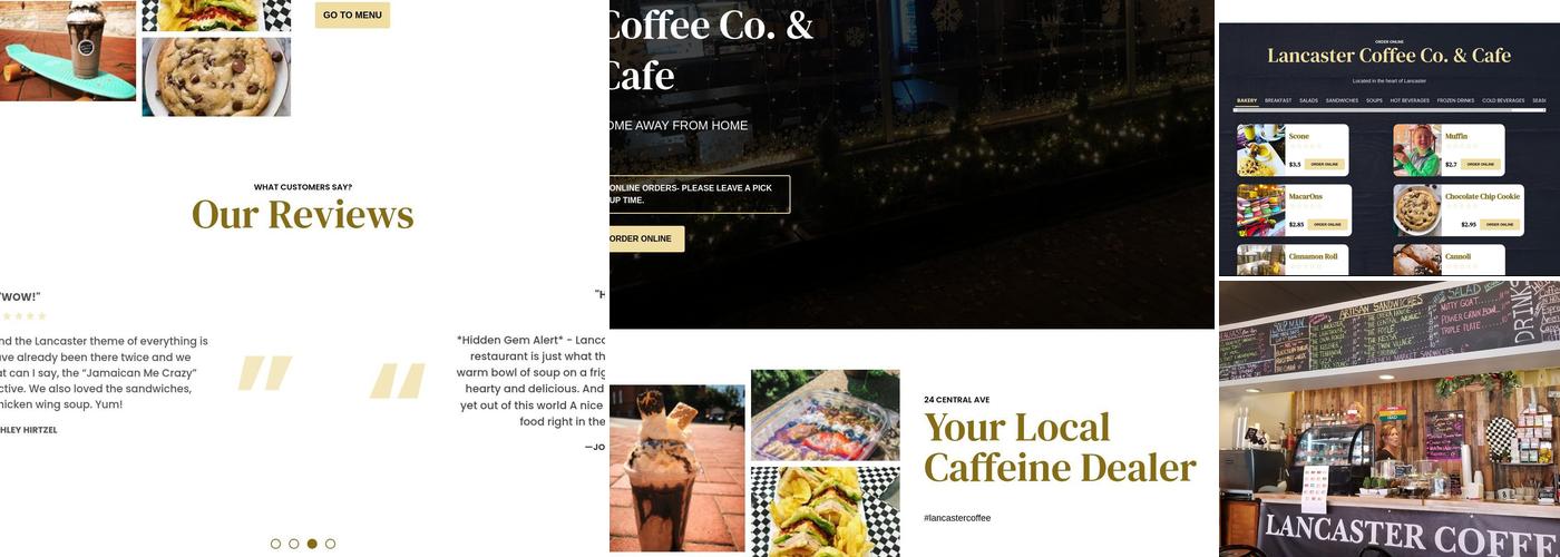 Lancaster Coffee Co. & Cafe Menu