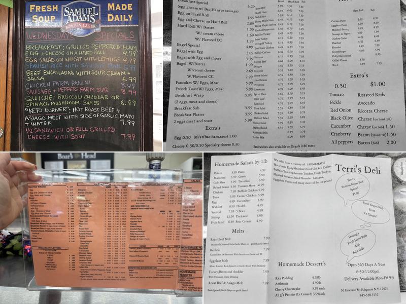 Terri's Market & Deli Menu