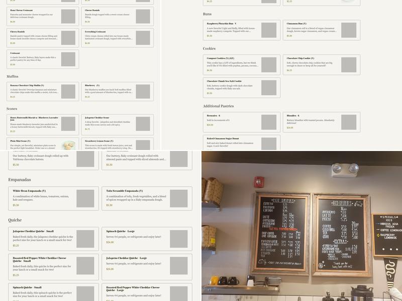 First Village Coffee Menu