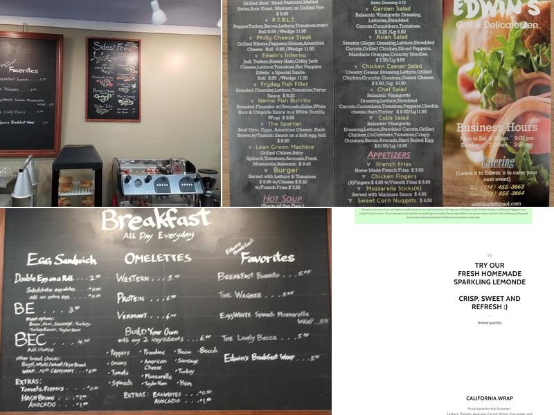 Edwin's Deli Menu
