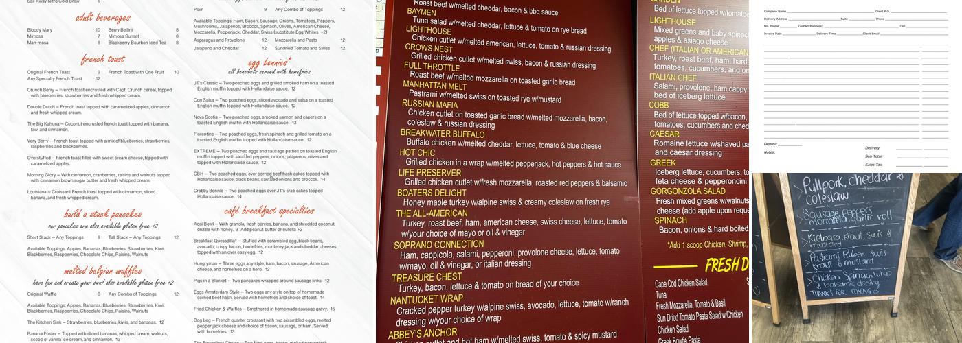 Lighthouse Deli and Catering Menu